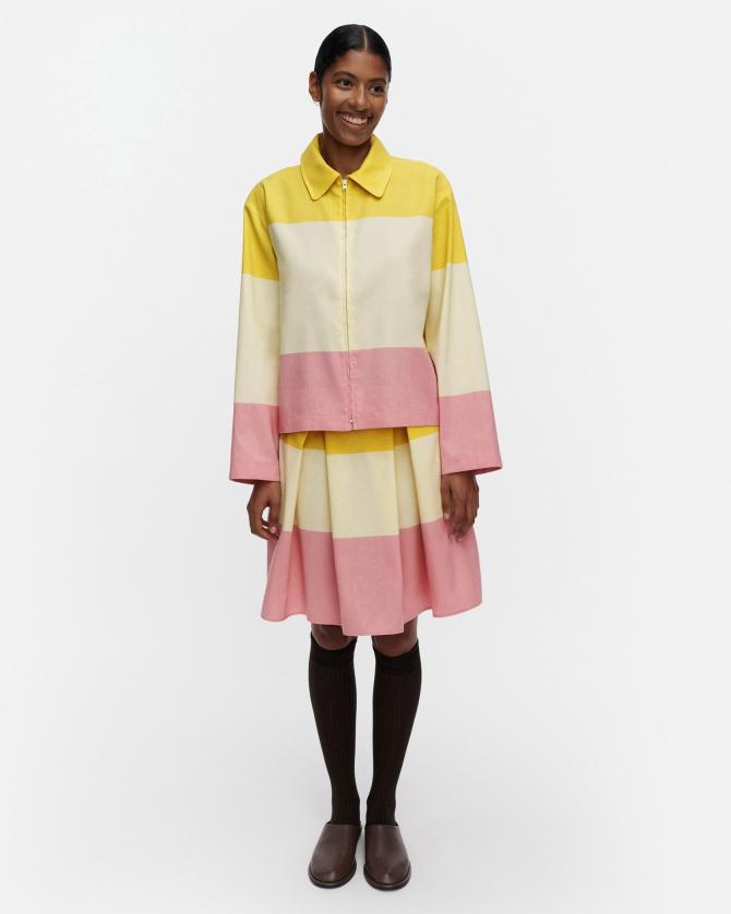 新品タグ付 マリメッコ Esmi Apajat ブラウス リネン混 ベージュ marimekkoの商品一覧｜Marimekko (マリメッコ) 日本公式オンラインストア