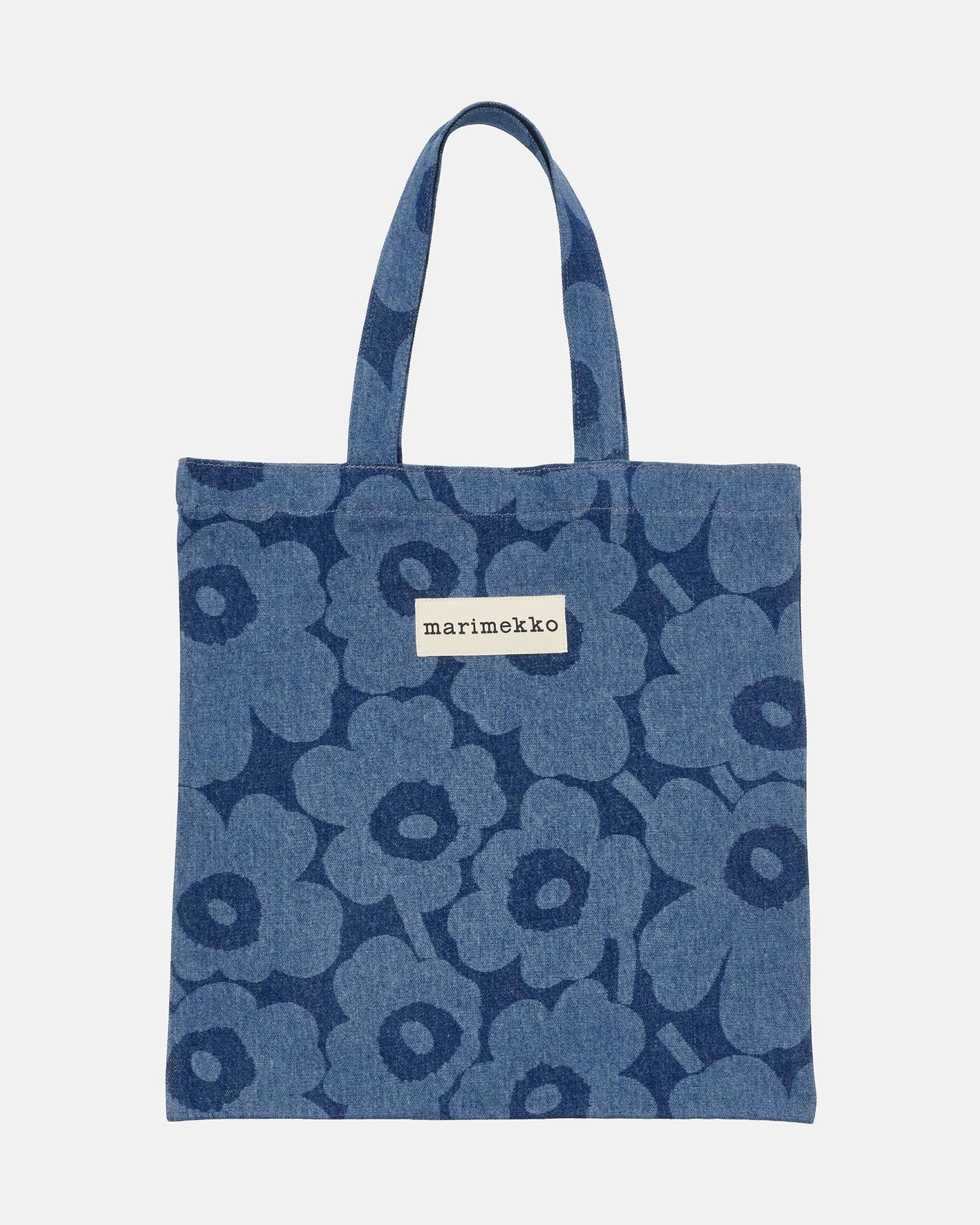 【お値下げ】マリメッコ　トートバッグ完売品新品 Vankka Denim Unikko トートバッグ | Maija Isola | Marimekko