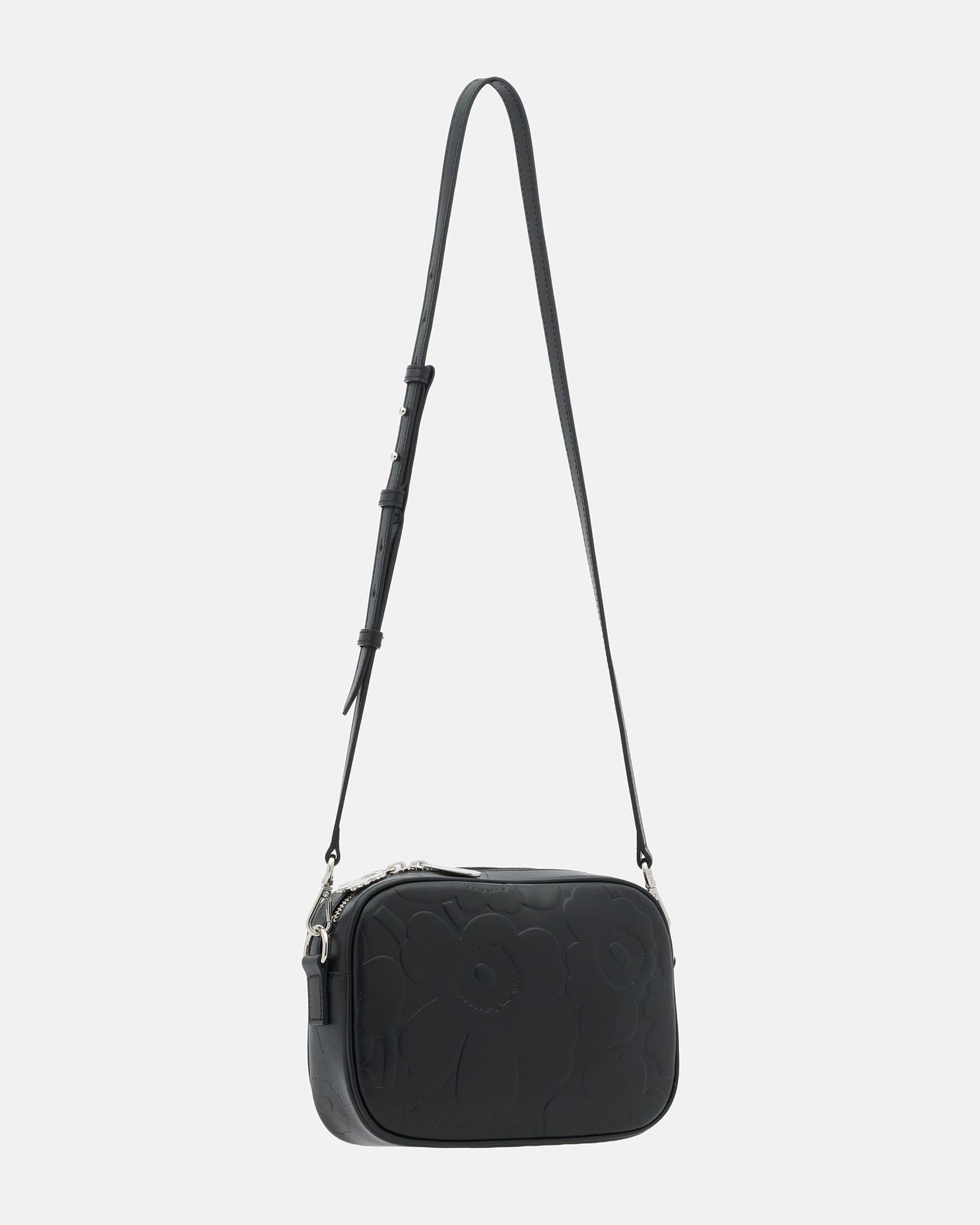 marimekko ショルダーバッグ ブラック 花柄 Gratha Unikko ショルダーバッグ | Maija Isola | Marimekko