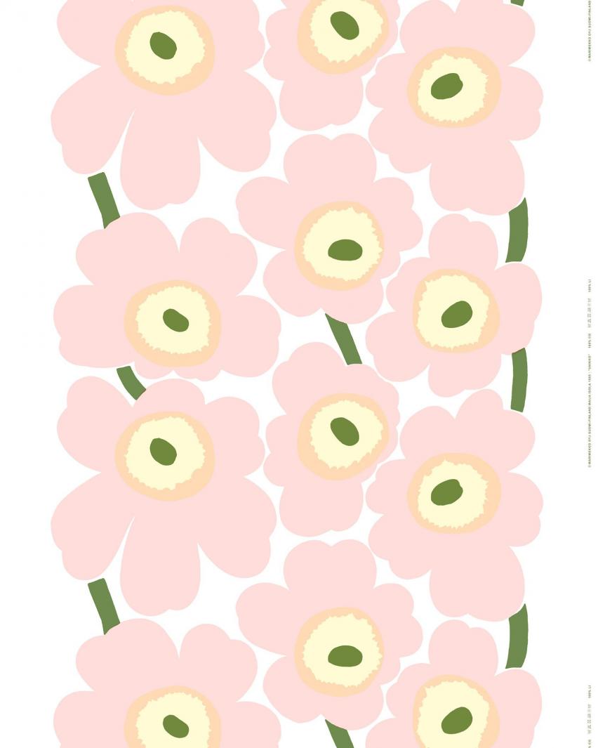 ナチュラルホワイト×ピンク×ライトイエロー