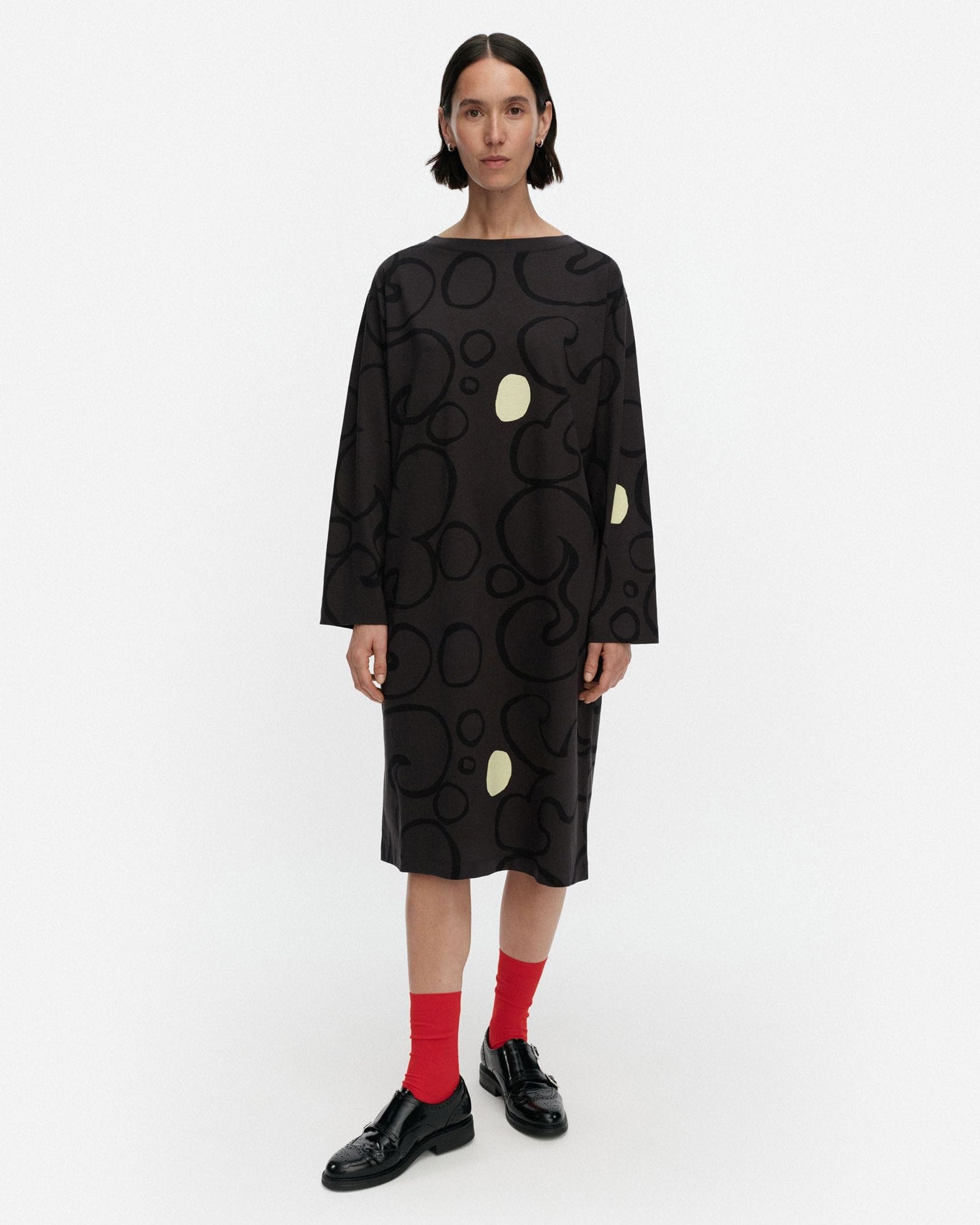 【marimekko(マリメッコ)】カットソーワンピース Tavoittaa Keidas ワンピース | Annika Rimala | Marimekko