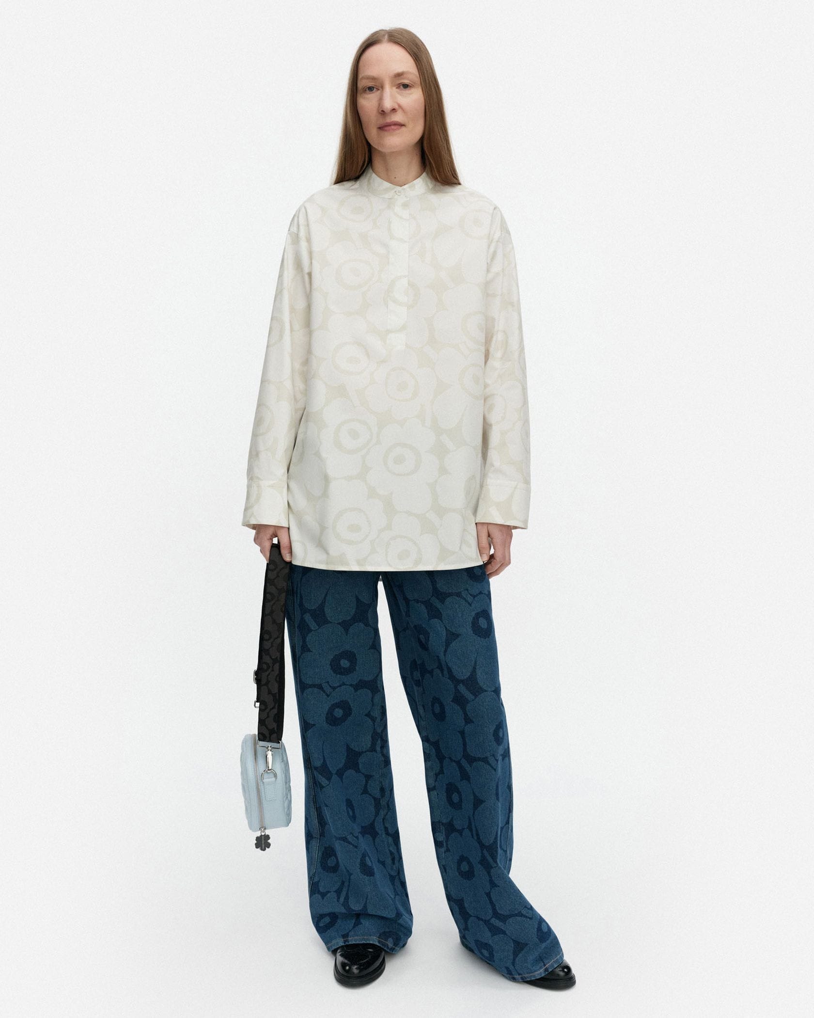 Valkea Unikko カットソー | Maija Isola | Marimekko (マリメッコ