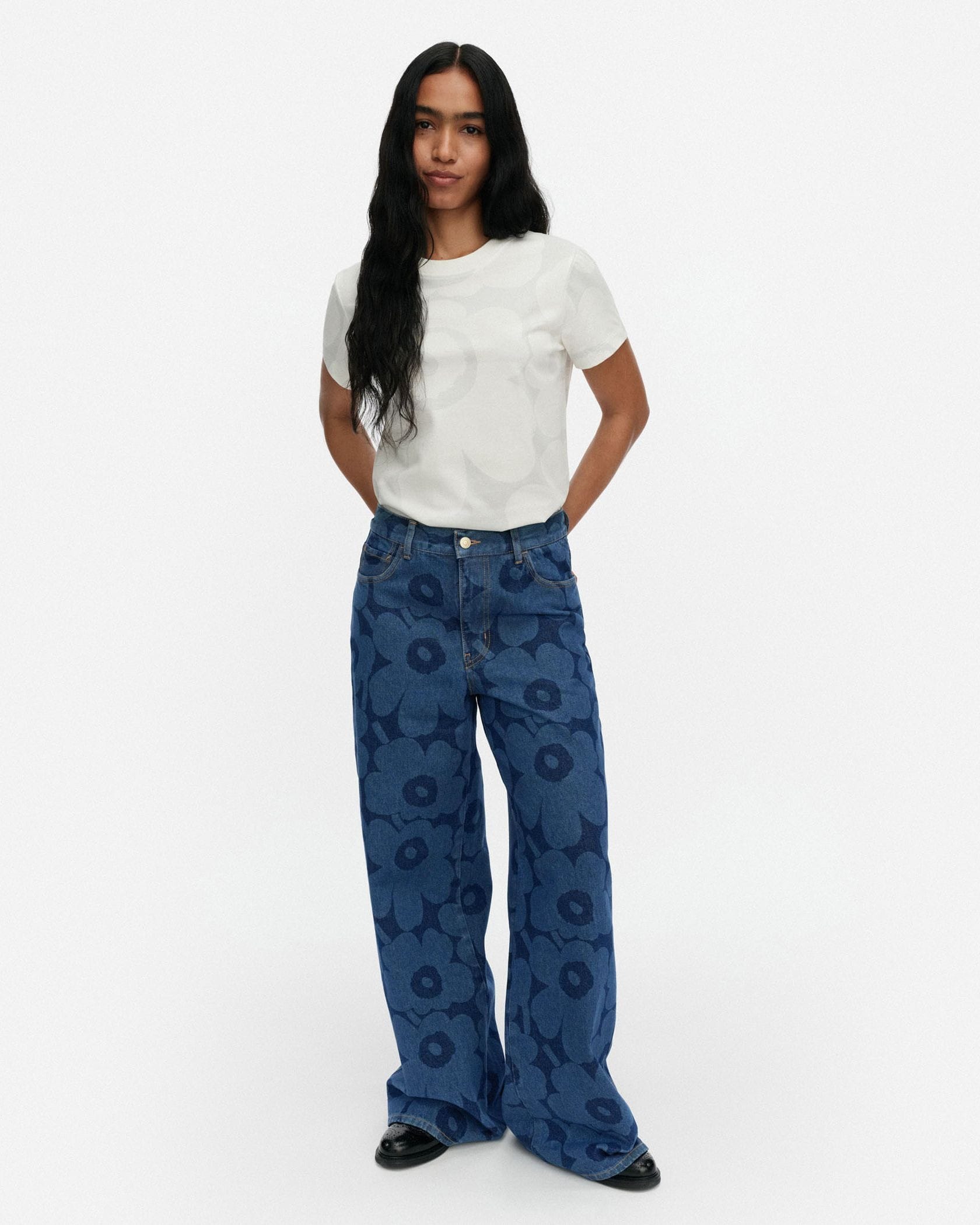 Maridenim Wide Unikko S ジーンズ | Maija Isola | Marimekko
