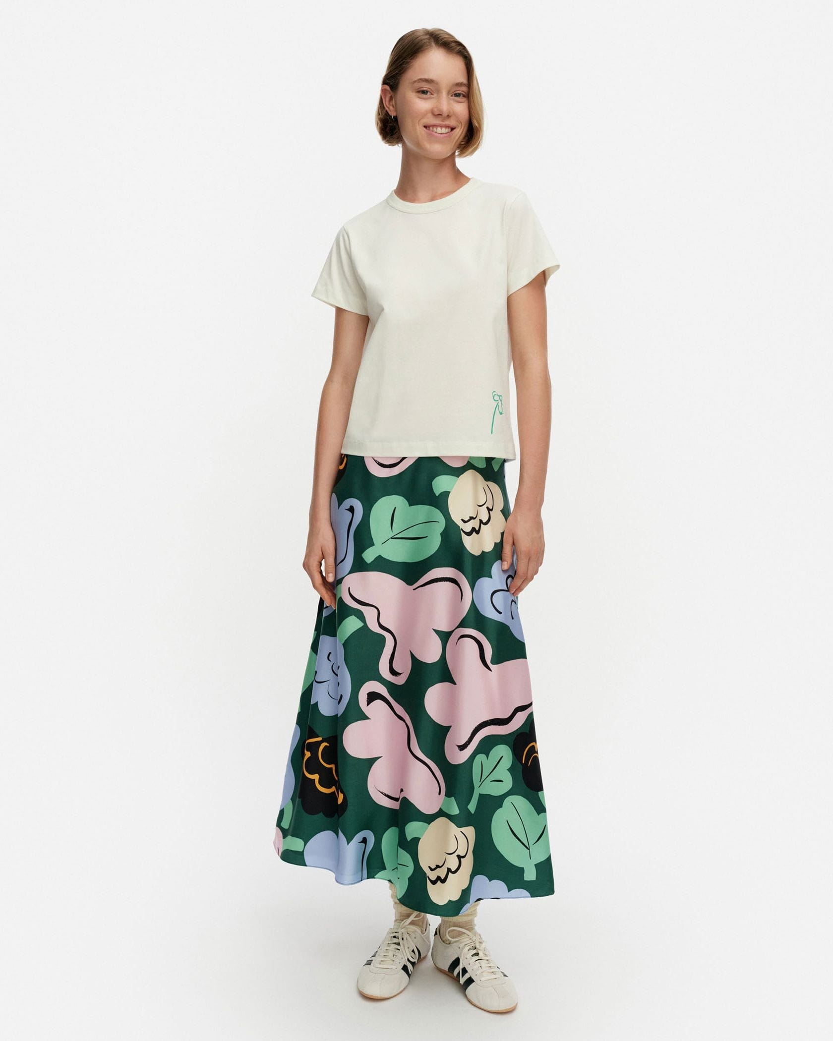 Koostumus Kukasta Kukkaan スカート | Erja Hirvi | Marimekko