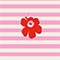 ライトピンク×オフホワイト