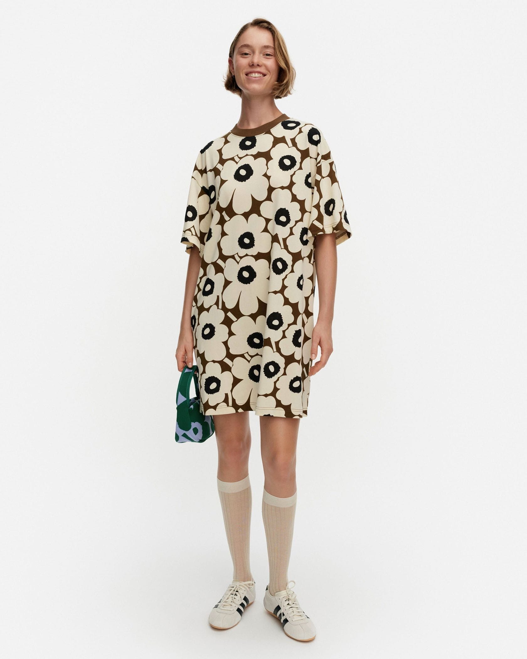 マリメッコ チュニックワンピ 34 2023AW】marimekko マリメッコ/ Reliefi Unikko カットソー (marimekko