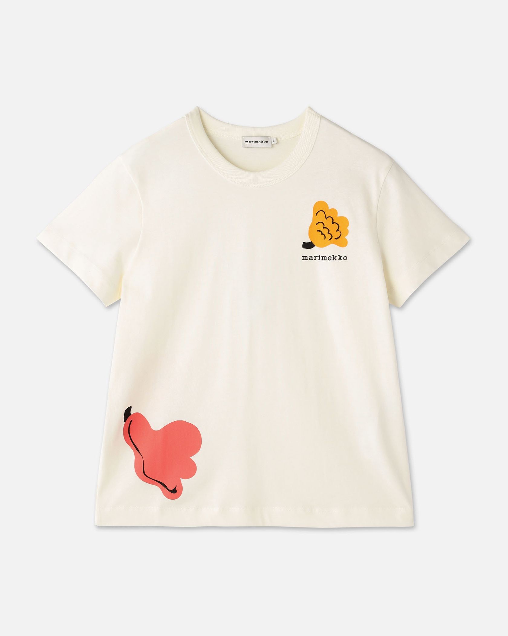Tammone Kukasta Kukkaan Tシャツ | Erja Hirvi | Marimekko
