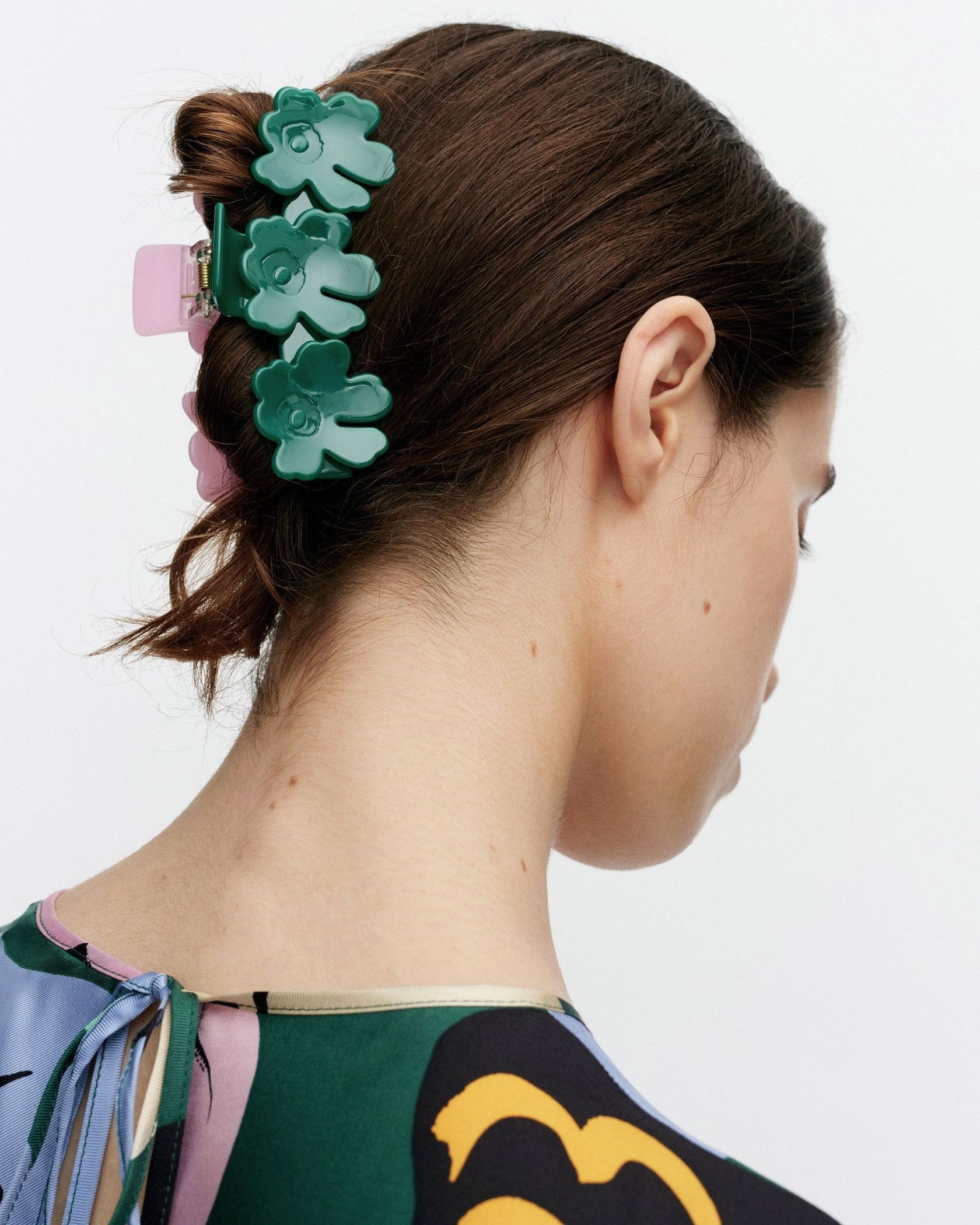 Mini Unikko Hair Clip Two-Tone | Maija Isola | Marimekko