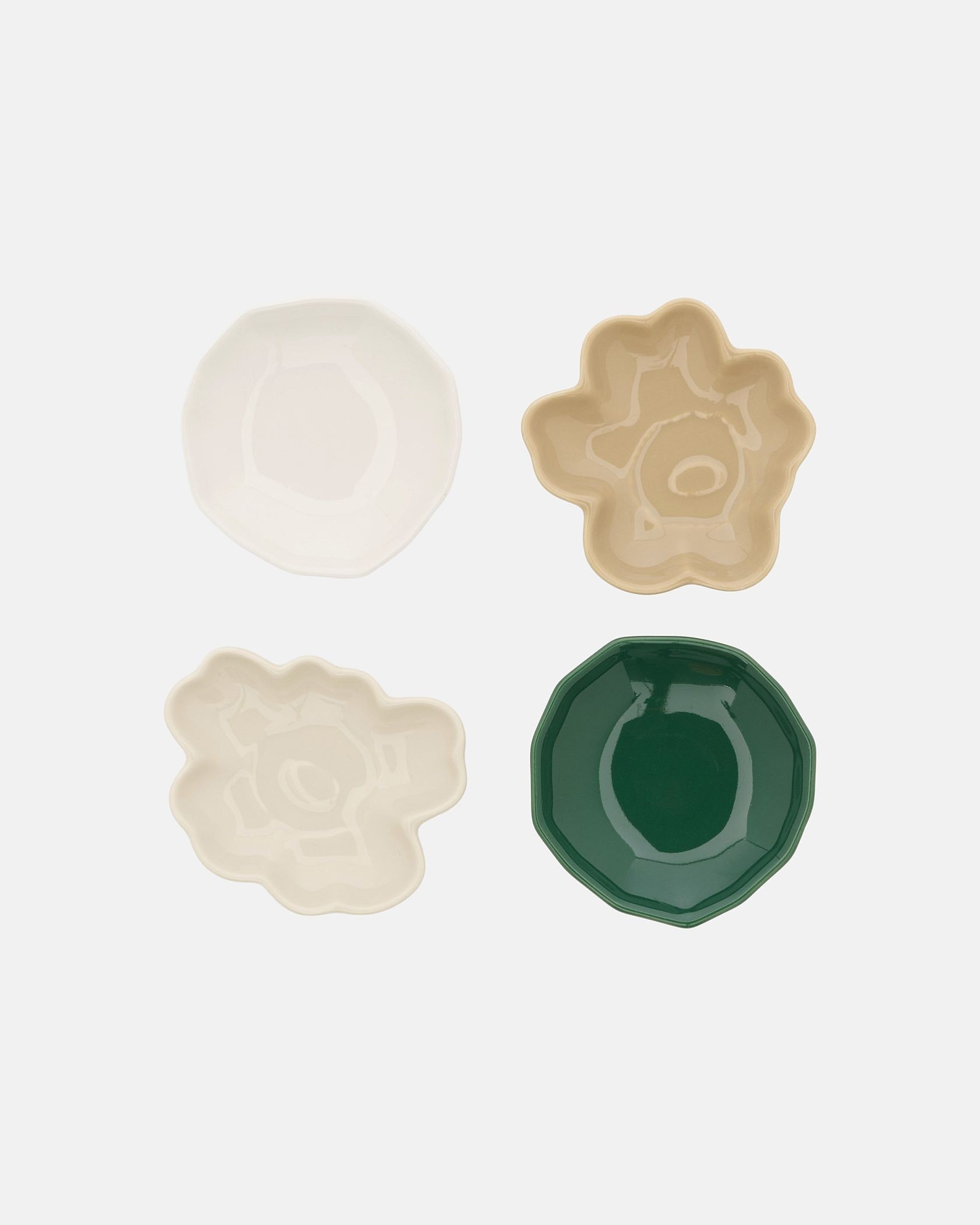 【日本限定】Unikko&Kivet Shape Plate 4枚セット