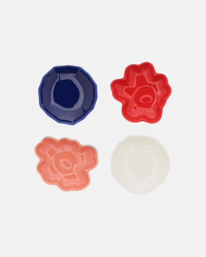 【日本限定】Unikko&Kivet Shape Plate 4枚セット